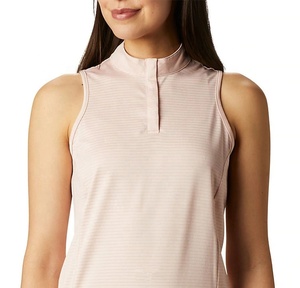 <span class=keywords><strong>Polo</strong></span> de golf <span class=keywords><strong>sans</strong></span> manches pour femmes en piqué de coton 100% personnalisé <span class=keywords><strong>Polo</strong></span> rose en tricot <span class=keywords><strong>sans</strong></span> manches pour femmes - Product Image 5