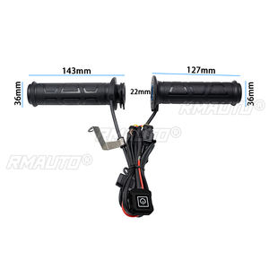 Poignées chauffantes électriques pour moto, étanches, 22mm, 12V, température réglable à trois vitesses, chauffe-mains pour moto - Product Image 6