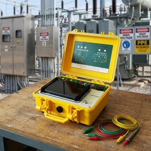 Testeur d'écalibrage sur site pour compteur d'énergie triphasé portable, enregistreur de données numériques de haute précision - Product Image 4