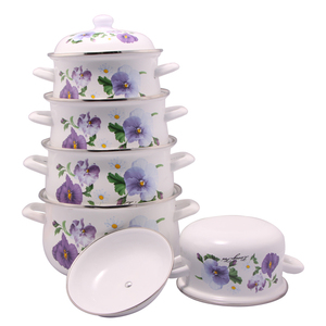 Couvercles en émail durable de casserole, 10 pièces, bon marché, promotion, meilleure vente en usine - Product Image 4