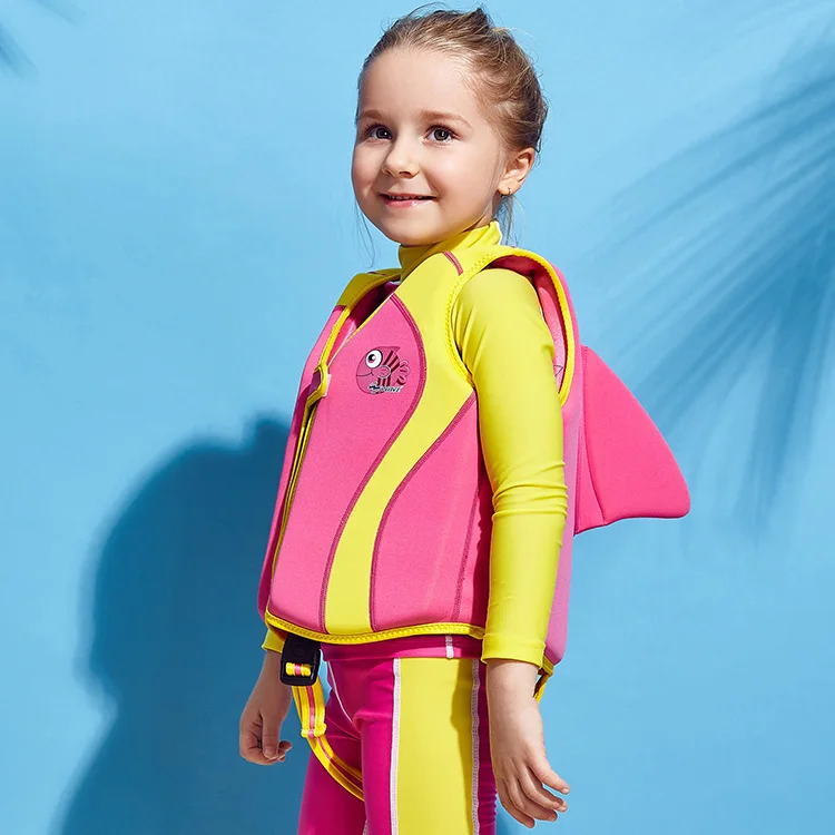 WAVE kid float suit Swim Safety Marine Vest Children Kid floating swim suits