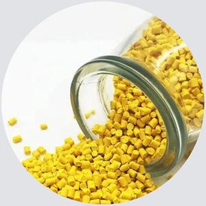 플라스틱 착색제 불투명 자외선 차단 주입 마스터배치 레몬 옐로우 PE 마스터배치 플라스틱 쓰레기통용 - Product Image 4