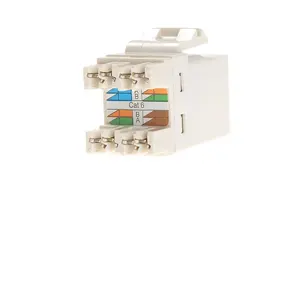 Dual Idc modulare rj45 cat6 Koppler Keyston 3,5mm Kopfhörer buchse