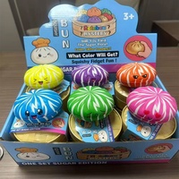 SW Jouet en caoutchouc réaliste et souple, design de grand pain vapeur Char Siu Bun, anti-stress rebondissant
