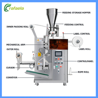 Machine de remplissage automatique pour petits sachets de poudre d'épices, machine d'emballage verticale pour sachets de café et de thé