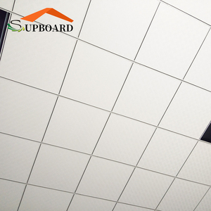 Nouveau modèle à bas prix Carreaux de <span class=keywords><strong>plafond</strong></span> en gypse en PVC laminé <span class=keywords><strong>600x600</strong></span> - Product Image 1