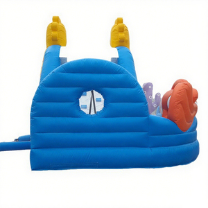 Château sautant et toboggan gonflable géant sur le thème de la mer Maison gonflable pour enfants Fun - Product Image 1