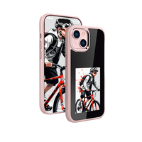 Nouvel Arrivage Coque de téléphone DIY avec écran E-Ink pour iPhone 17 16 15, dos électroplaqué et 4 couleurs avec changement de motif NFC