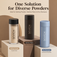 Contenant de maquillage vide rechargeable de luxe OEM personnalisé avec sérigraphie, finition mate, pour poudre libre et poudre de miel, avec tamis
