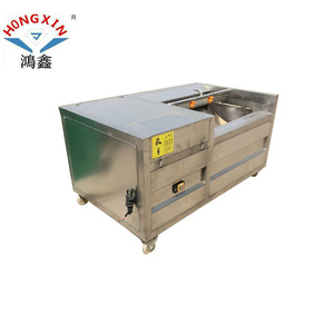Machine à laver les fruits et légumes commerciale HONGXIN, automatique, en acier inoxydable, pour les usines de transformation et la restauration - Product Image 3
