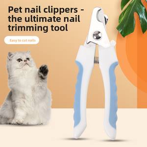 Coupe-ongles pour chats et chiens en acier inoxydable, spécialement conçus pour l'art des ongles des animaux de compagnie, importés de l'étranger - Product Image 1