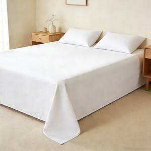Set di lenzuola in raso di rayon di bambù 100% (500TC) con orlo in pizzo, 3/4 pezzi - Product Image 1