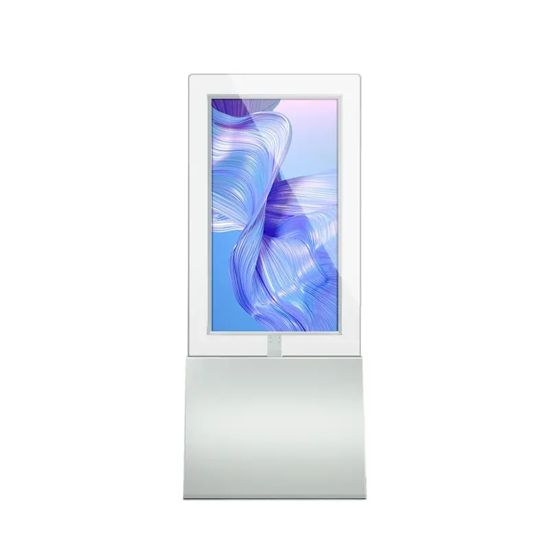 55 inch OLED Screen Floor Standing type LCD Transparent Screen LG Transparent LED Screen for Advertising