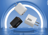Adaptador de Pared USB C de 20W con Certificación ETL de EE. UU. al por Mayor, Cargador Tipo C para iPhone, Samsung y Android