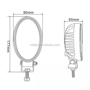 Feux de travail LED pour camion, projecteurs LED 24W, lampe LED 24W - Product Image 6
