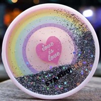 Cadeaux promotionnels personnalisés, sous-verres en acrylique liquide, sous-verres à paillettes