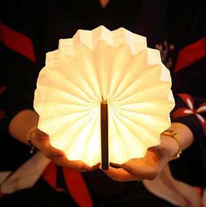 Lampada Ricaricabile Portatile Pieghevole con Motivi Floreali Impressionisti Dipinti a Mano per Visitatori di Musei - Product Image 4