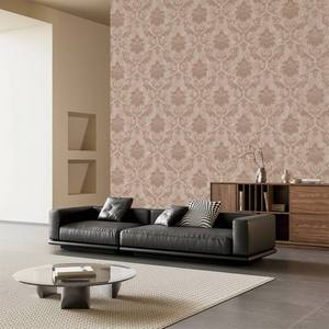 Revêtement mural en microfibre 100% ES Fiber à motif floral, résistant à l'eau et anti-moisissure, pour la décoration intérieure et la tapisserie # Série 105 - Product Image 3