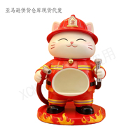 Statue de chat professeur diplômé - Figurine artisanale en polyrésine personnalisée pour le rangement amusant sur le bureau et à l'entrée, idéale pour ranger les clés et les bibelots