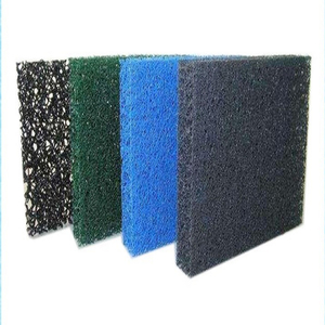 Tùy chỉnh 10-60ppi <span class=keywords><strong>reticulated</strong></span> Polyurethane sinh hóa Aquarium <span class=keywords><strong>Sponge</strong></span> tấm xốp lọc/miếng bọt biển cắt chế biến - Product Image 1