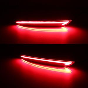 New 2013-2018 Fusion LED Rear Bumper Reflector Brake <b>Light</b> High <b>Brightness</b> Stop Tail <b>Light</b> 12V Conversion Kit - Product Image 6