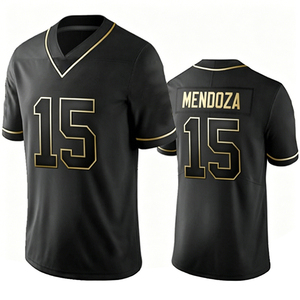 2026 <span class=keywords><strong>Fernando</strong></span> Mendoza Draft Round Pick No. Maillot de football américain cousu pour hommes, femmes et jeunes, taille S-3XL - Product Image 4