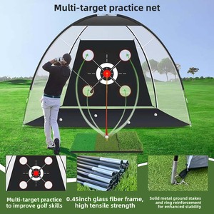 Red de Práctica de <span class=keywords><strong>Golf</strong></span> Multifuncional para Exteriores, con Cuatro Orificios, de Poliéster, para <span class=keywords><strong>Swing</strong></span> y Chipping, Superventas - Product Image 2