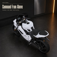 72V 3000W Cybern Lithium Electric Streetbikes with Mid-Motor Powertrain Disc Braking System 120km/h T9