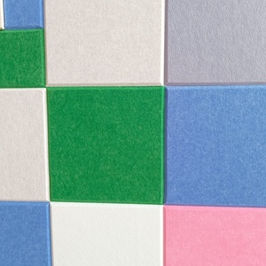 Paneles Acústicos PET Absorbentes de Sonido con Estándares Europeos para Oficina y Hotel, Diseño 3D, NRC 1.1, Grosor de 9-12 mm, Gran Venta - Product Image 3