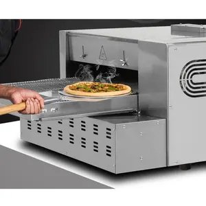 Cinta transportadora para horno eléctrico de Pizza, cinta transportadora comercial de 12 ", 18" y 32 "para horno de Pizza GLP