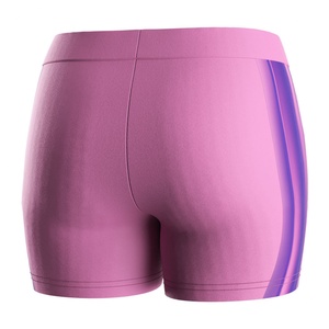 Shorts Deportivos de Voleibol para Mujer, Color Rosa, Antibacterianos, Compresivos, de Poliéster y Elastano, con Cintura Elástica - Product Image 2