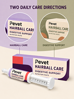 Gel Nutritionnel Pevet en Gros pour le Contrôle des Boules de Poils chez les Chats – Favorise la Santé Digestive et du Pelage – Sûr, Sans Céréales, Riche en Protéines