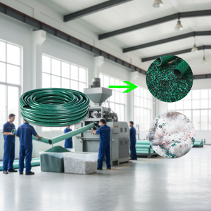 Broyeur-déchiqueteur de déchets de tuyaux de jardin en PVC renforcé de fibres plastiques à grande capacité - Product Image 1