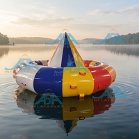 Fou volant filature Disco bateau gonflable rotatif Sports nautiques jouet remorquable équipement de jeu d'eau