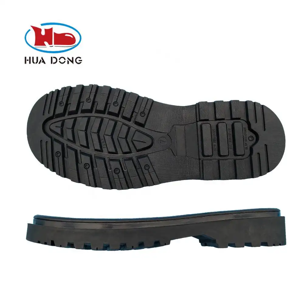 Sohle Experte Huadong Solid Boots Außen sohle Calzado Vulcan ized Rubber Work Schuhsohle für Männer