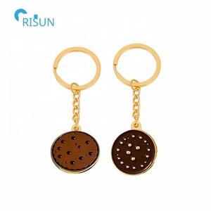 พวงกุญแจคุ้กกี้แบบมีชิปสำหรับทำขนมขนมขนมอบแบบทนทานพวงกุญแจแบบปรับแต่งเองได้ - Product Image 4