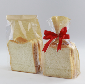 Sacs d'emballage en plastique Transparent Opp, impression personnalisée, fond carré cuisson pain gâteau, vente en gros - Product Image 3