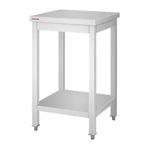 Manufacturer Commercial Kitchen Stainless Steel Double Tiers Work Table Bench For Venezuela/Metal Food Prep Worktable