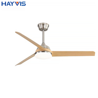 Alta calidad hogar sala de estar comedor decoración silencioso Control remoto 52 pulgadas LED ventilador de techo Luz