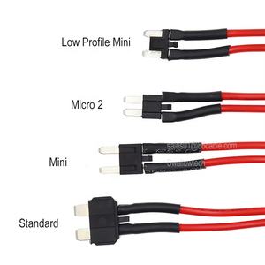 صندوق فيوزات كهربائية صغير منخفض الارتفاع بمعيار مايكرو <span class=keywords><strong>2</strong></span> للسيارة، بموصل نحاسي نقي ثنائي الأسلاك، مصنوع من البولي فينيل كلوريد، بجهد 12 فولت - Product Image 5
