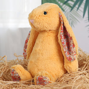 Fluffy Easter Rabbit Bashful Blossom Lange Ohren Hasen puppen Kuscheltier Babys pielzeug ausgestopfte Hasen Spielzeug - Product Image 5