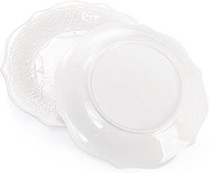 Platos de Porcelana Personalizados, Platos para Ensalada, Platos Blancos para Servir Postres, Platos de Cocina, Aptos para Lavavajillas y Microondas, Ideales para Fiestas Familiares - Product Image 5