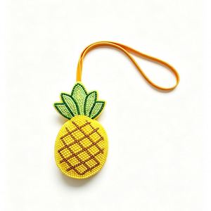 YY Peach Shaped Sparkly Rhinestone Keychain <b>Bag</b> <b>Charm</b> Purse <b>Charms</b> for Women Cute Fruit Key Chain <b>Bag</b> <b>Charm</b> - Product Image 3