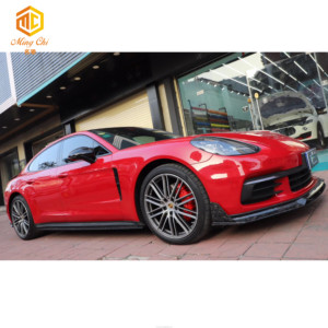 Panamera971-Juego de carrocería de carbono, difusor de labios delanteros, alerón lateral de falda para Porsche panamera <span class=keywords><strong>971</strong></span> - Product Image 6