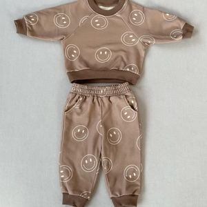 Ensemble de pulls d'hiver pour garçons, imprimé personnalisé, ensemble de sweat-shirts décontractés à <span class=keywords><strong>la</strong></span> <span class=keywords><strong>mode</strong></span> pour enfants, vente en gros, ensemble de vêtements pour bébé garçon fille tout-petit - Product Image 4