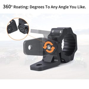 Accessoires <span class=keywords><strong>RZR</strong></span> et support de lumière de fouet Maverick X3, support de drapeau UTV en alliage d'aluminium, rotation à 360, pour <span class=keywords><strong>cage</strong></span> de 1.75 à 2 rouleaux - Product Image 3