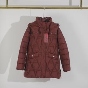 Piumino caldo di mezza lunghezza con pelliccia autunno inverno su misura sconto liquidazione inventario <span class=keywords><strong>donna</strong></span> - Product Image 5