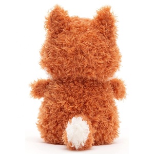 Peluches de <span class=keywords><strong>animales</strong></span> de peluche de zorro rojo marrón personalizados Kawaii <span class=keywords><strong>animales</strong></span> de la <span class=keywords><strong>selva</strong></span> perro cebra PP relleno de algodón juguetes para niños - Product Image 5
