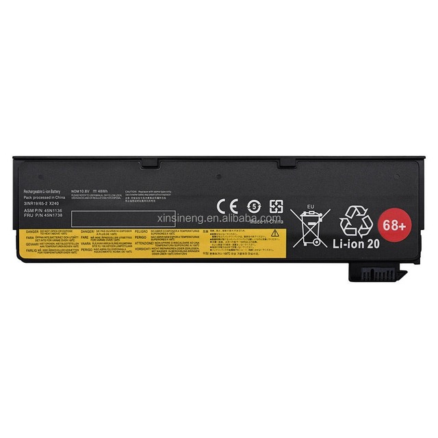 OEM Wholesale 68+ 48Wh Laptop Battery Factory for Lenovo ThinkPad T440s T450 T550 X240 X250 X260 X270 Notebook Battery