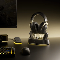 Casque de jeu sans fil magnétique MCHOSE V9 Turbo+ avec son surround virtuel 7.1, casque en aluminium ultra-léger